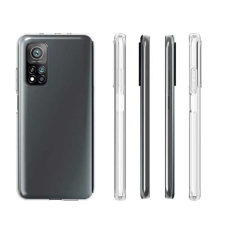 Lexroo Xiaomi Mi 10T 5G Kılıf Süper Silikon Kılıf - Renksiz
