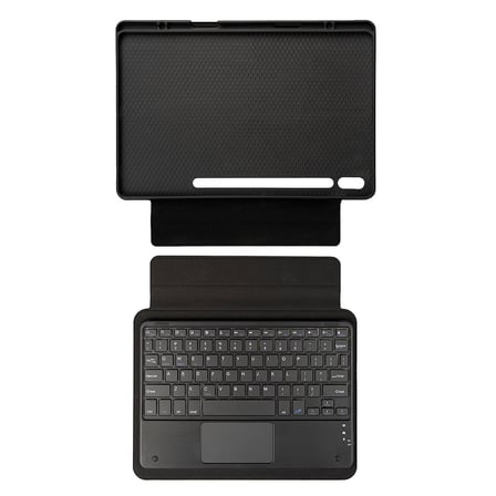 Lexroo Galaxy Tab S10 Plus Border Keyboard Bluetooh Bağlantılı Standlı Klavyeli Tablet - Siyah