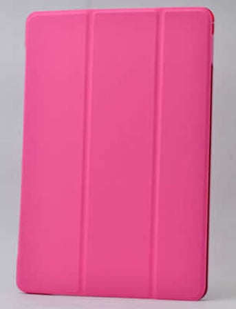 Lexroo iPad Mini 2-3 Smart Cover Standlı 1-1 Kılıf - Pembe Koyu