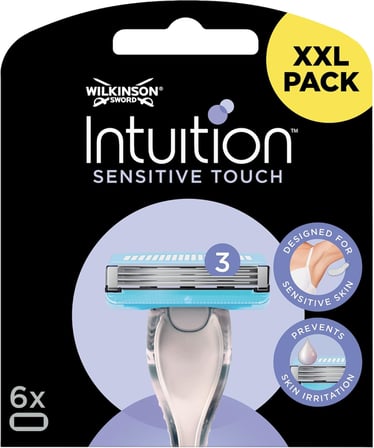 Lexroo Intuition Sensitive Touch kadın tıraş makinesi, 6 adet