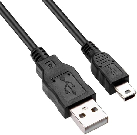 Lexroo 4575 Mini USB to USB Data Şarj Kablosu, Siyah