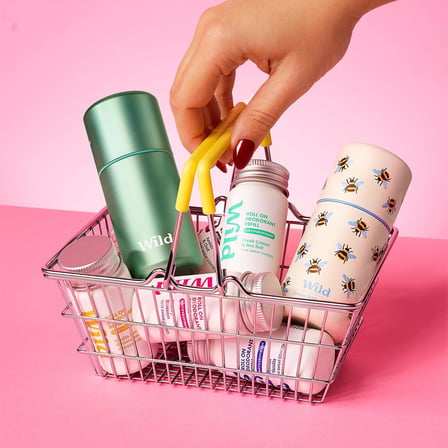 Lexroo Antiperspirant Roll On Cath Kidston Marble Ditsy Case & Coconut & Vanilla Refill Ter