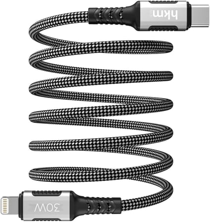 Lexroo DYNAMIC 30W hızlı şarj, Mıknatıslı, Type-C to Lightning Şarj ve Data Aktarım Kablosu, 1 metre