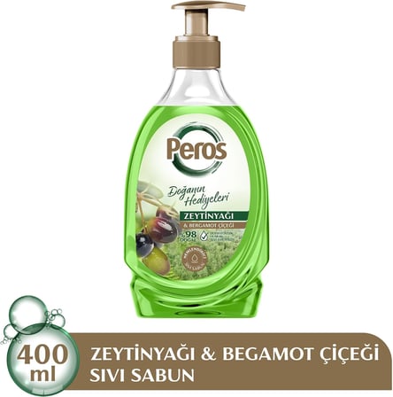 Lexroo Doğanın Hediyeleri Zeytinyağlı & Bergamot Çiçeği Sıvı Sabun 400 G
