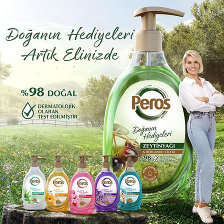 Lexroo Doğanın Hediyeleri Zeytinyağlı & Bergamot Çiçeği Sıvı Sabun 400 G