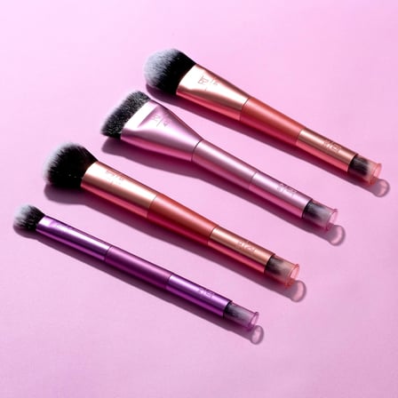 Lexroo Cover & Conceal Çift Uçlu Makyaj Fırçası, Kusursuz Fondöten Kapsamı