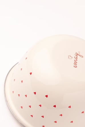 Lexroo Cupid Emaye Karıştırma Ve Salata Kabı 24Cm 4 Litre (Ocağa Da Koyulabilir)