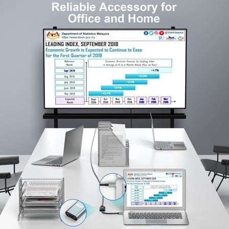 Lexroo Type-C to HDMI Kablo, 4K 30Hz Yüksek Hızlı