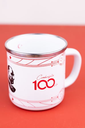 Lexroo 100. Yıl Özel Tasarım Emaye Kupa (Çıkmayan Desen)