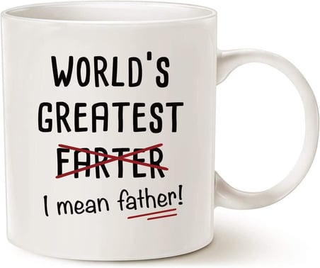 Lexroo World's Greatest Farter I Mean Father Kupa Bardak Coffee Mug