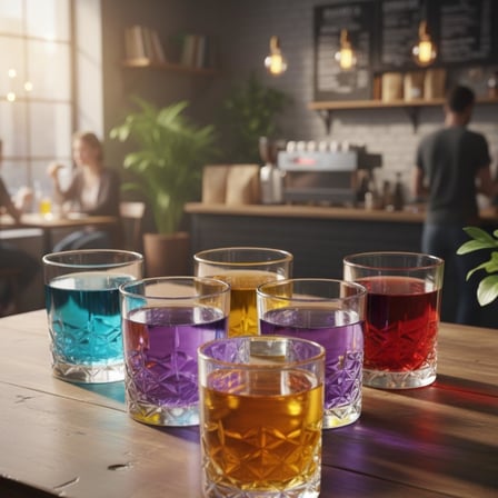 Lexroo 6’lı Kahve Yanı Bardağı Seti 75 ml