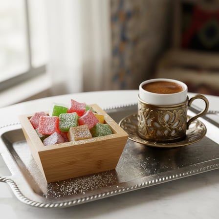 Lexroo Doğal Bambu Kare Çerezlik ve Sunum Kasesi