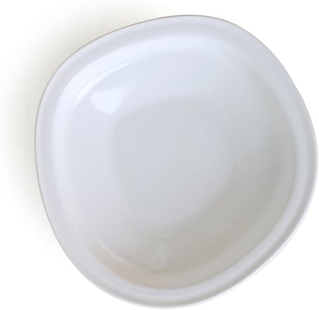 Lexroo Beyaz Bloom Yemek Tabağı 24 Cm 6 Adet 006