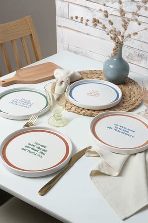 Lexroo Stackable Pasta Tabağı 21 Cm 4 Adet 22646-22732-33-34