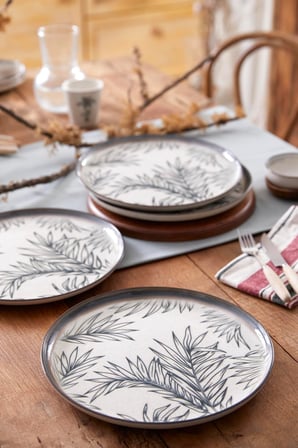 Lexroo Palmiye 4 Parça 27 Cm Servis Takımı 880794