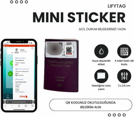 Lexroo Akıllı QR Kimlik - 4 Adet