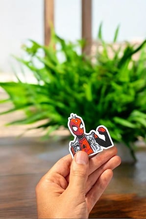 Lexroo Spiderman Sticker Paketi/Bullet Journal Defter Çıkartma Ajanda Laptop Etiket, 8646549864156