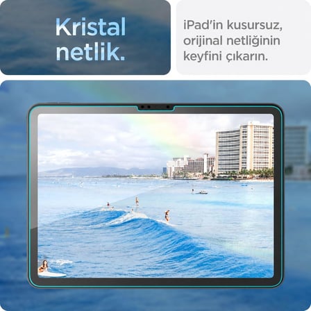 Lexroo iPad Air 11 İnç İle Uyumlu Ekran Koruyucu 9h Temperli Kırılmaz Esnek Nano Cam