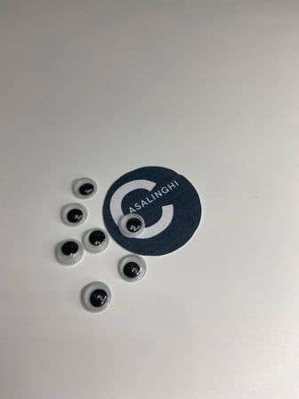 Lexroo Oynar Göz 10 mm Küçük Boy Siyah Beyaz Oynargöz, Okul