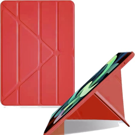 Lexroo Galaxy Tab A11 Plus ile uyumlu Kılıf Kalem Koyma Bölmeli Stand Olan Uyku Modlu Suni Deri