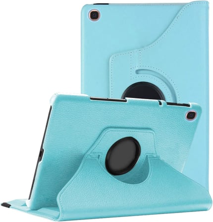 Lexroo Huawei MediaPad T3 7'' için Kılıf 360 Rotating Stand Deri Mavi [MediaPad T3 7'' ile - Mavi]