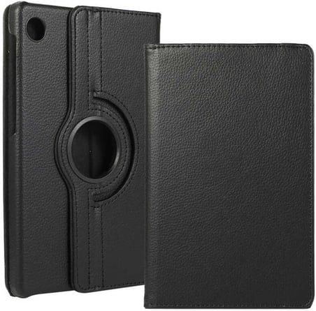 Lexroo Lenovo Tab M10 Plus TBTB, 128F 3. Jenerasyon Lexroo Dönebilen Standlı Kılıf, Siyah