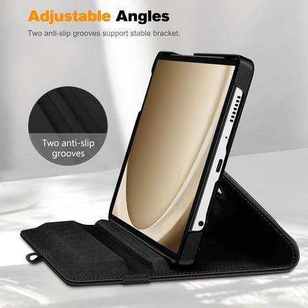 Lexroo Samsung Galaxy Tab A9 Plus X210/Galaxy Tab A11+ Yatay ve Dikey Standlı 360 Derece Döner