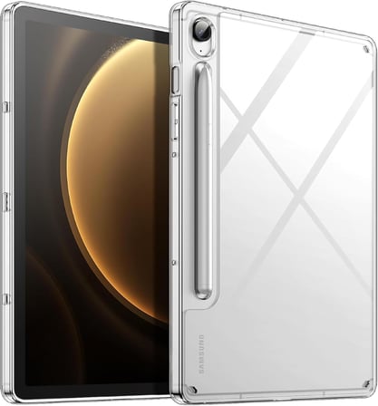 Lexroo Samsung Tablet Kılıf Şeffaf Silikon Arka Kapak (Galaxy Tab S9 FE/Galaxy Tab S9 X710)