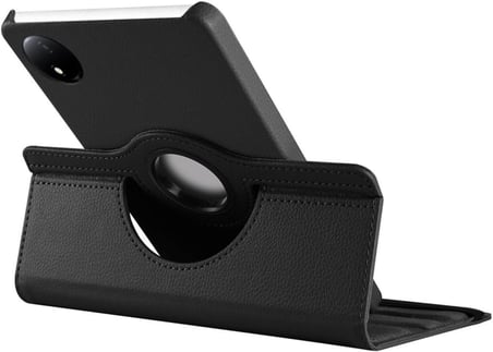 Lexroo Xiaomi Redmi Pad Se 8.7 inç 2024 ile Uyumlu Tablet Kılıfı Kapaklı Standlı 360 - Siyah