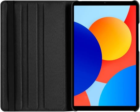 Lexroo Xiaomi Redmi Pad Se 8.7 inç 2024 ile Uyumlu Tablet Kılıfı Kapaklı Standlı 360 - Siyah