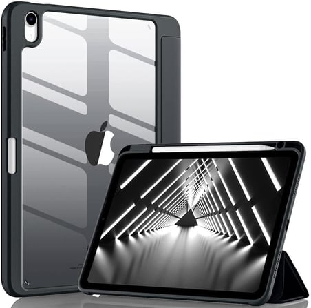 Lexroo iPad Air 4/5. Nesil 10.9 ile uyumlu Kılıf Grafiti Şeffaf Kalem Bölmeli (10.Nesil Değildir)