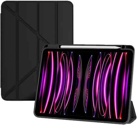 Lexroo iPad Air 4/5. Nesil 10.9 ile uyumlu Kılıf Grafiti Şeffaf Kalem Bölmeli (10.Nesil Değildir)