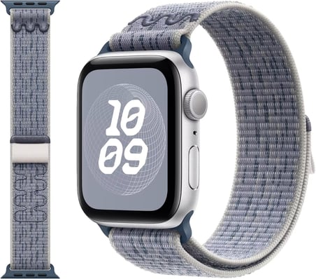 Lexroo Aple Watch Uyumlu Nylon Loop Kumaş Kordon - 49mm/46mm/45mm/44mm/42mm/41mm/40mm/38mm Uyumlu
