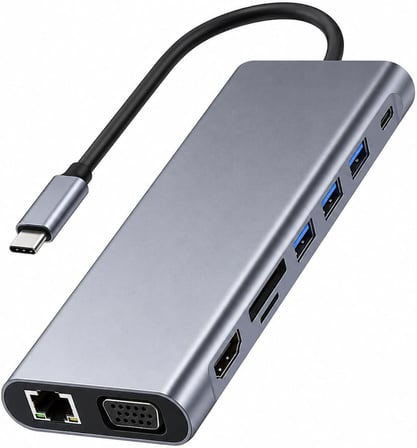 Lexroo DENSHİ 11'i 1 Arada USB-C HUB Type-C Çoklayıcı