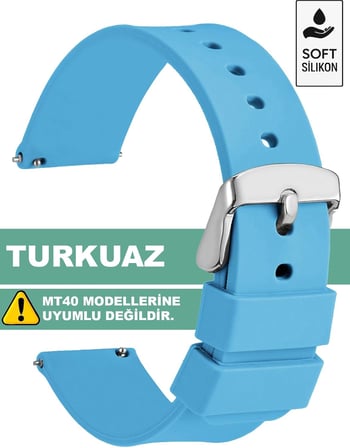 Lexroo Tcl Movetime Mt42 Mt42x Mt43 Mt46 Family Saat Uyumlu Silikon Saat Kordonu Kayışı SLK