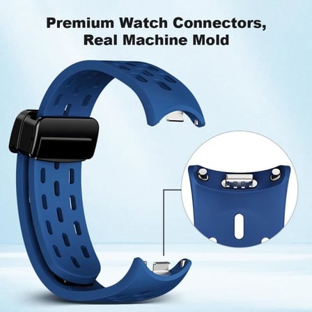 Lexroo Xiaomi ile Uyumlu Mi Band 10/9/8 için Nefes Alabilen Silikon Air Loop Smart Band10 Kordon