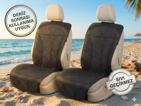 Lexroo 3'lü Takım Koltuk Kılıfı Su Geçirmez Oto Örtüsü SUV Araçlara Özel