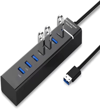 Lexroo Ul307 7 Port Usb 3.0 Hub Usb Hub 3.0 Çoğaltıcı 7 Port Usb Hub 5 Gbps Usb Splitter Usb