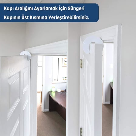 Lexroo 4 Adet Sünger Kapı Durdurucu Karışık IDE0604