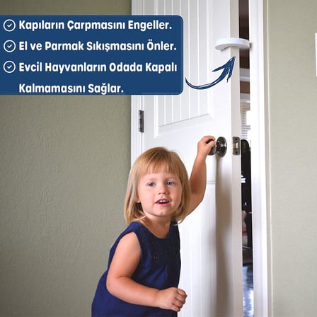 Lexroo 4 Adet Sünger Kapı Durdurucu Karışık IDE0604