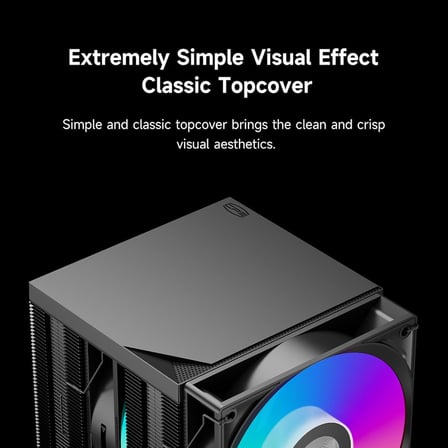 Lexroo RT720 TC ARGB BK CPU Hava Soğutucu, 7 Isı Borusu, Çift 120mm PWM Fan