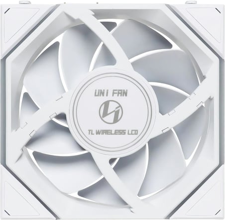 Lexroo UNI FAN REVERSE TL WIRELESS LCD 1x120mm Beyaz Kasa Fanı (G99.12RTLLCD1W1W.00)
