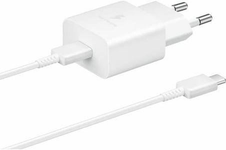 Lexroo 15 Watt USB Type-C hızlı şarj adaptörü, veri kablolu şarj cihazı, beyaz