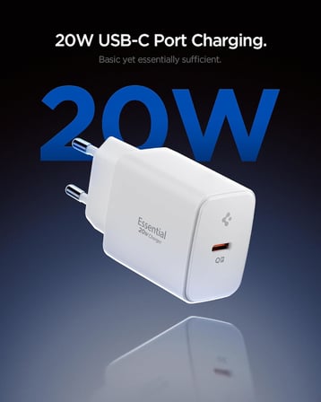Lexroo 20W USB-C Mini Hızlı Şarj Aleti/Şarj Isısını Düşürür GaN Pro Akım Korumalı Güç - ACH08701