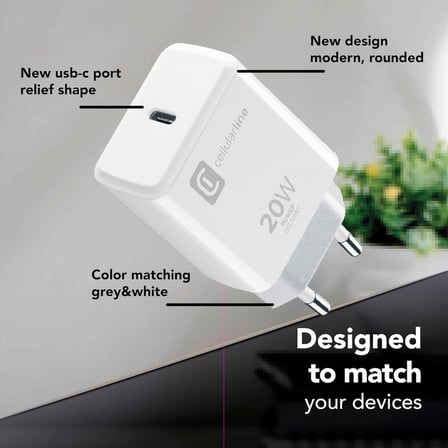 Lexroo 20W Şarj Adaptörü (iPhone 8 ve Üstü ile Uyumlu, USB-C, 4A, 20W)