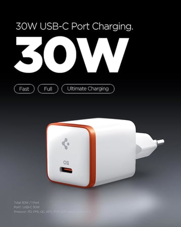 Lexroo 30W USB-C Ultra Mini Hızlı Şarj Aleti PPS Super Hızlı Şarj GaN Pro Isı Düşürücü - ACH08449