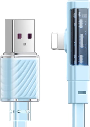 Lexroo CA-3415 USB-A to Lightning 3A 20W L Kablo 1.8m Mavi
