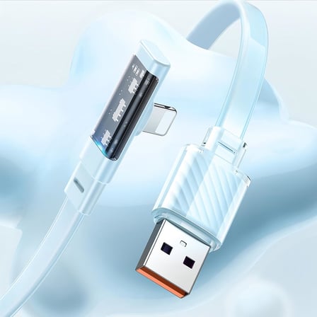 Lexroo CA-3415 USB-A to Lightning 3A 20W L Kablo 1.8m Mavi