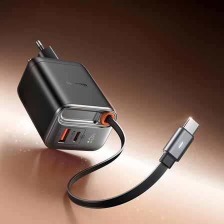 Lexroo CH-4281 40W Gan Typec Kablolu Hızlı Şarj Adaptörü