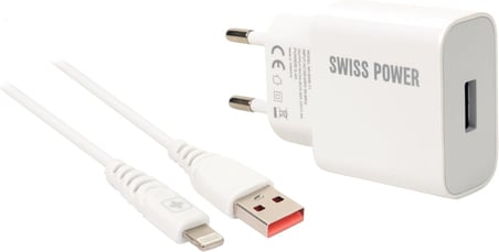 Lexroo Swiss Power 18w 3.0 Lightning ile Uyumlu Hızlı Şarj Seti SWS-A1 - Beyaz